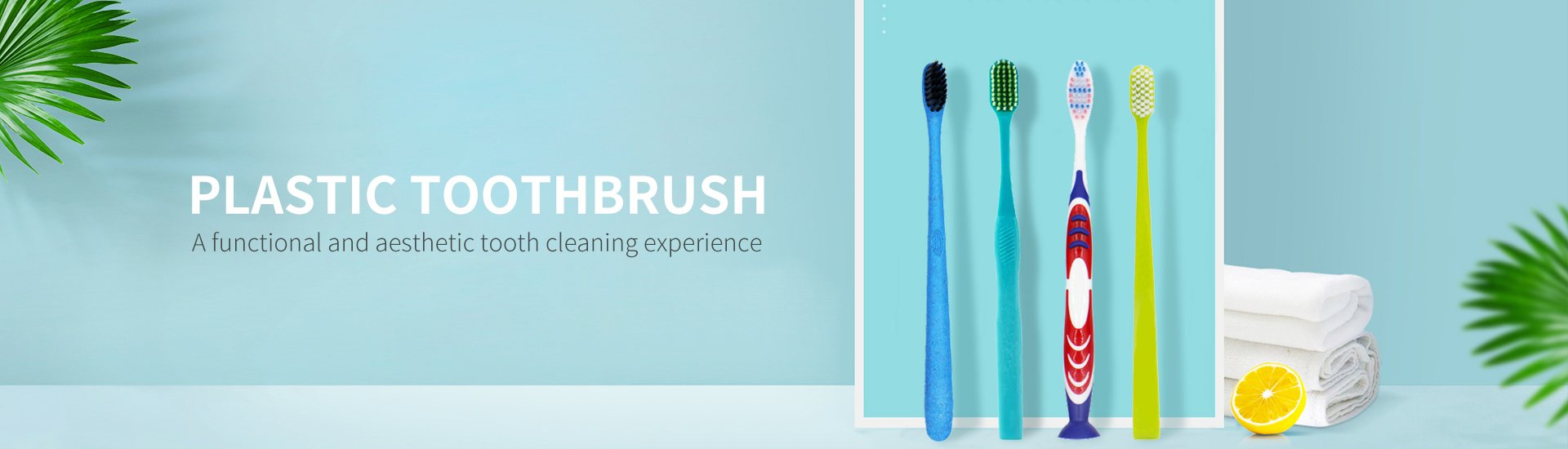 Plastic toothbrush