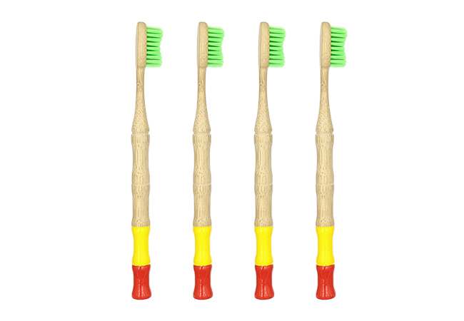 MS-Bamboo-011 Round Handle Adult Bamboo Toothbrush