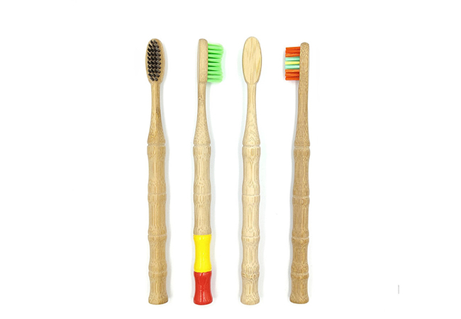 MS-Bamboo-011 Round Handle Adult Bamboo Toothbrush