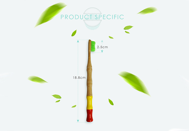 MS-Bamboo-011 Round Handle Adult Bamboo Toothbrush