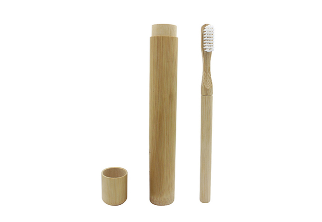 MS-Bamboo-037 Bamboo Toothbrush And Case