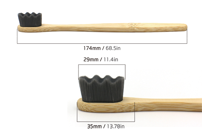 MS-Bamboo-B Custom Bamboo Toothbrush