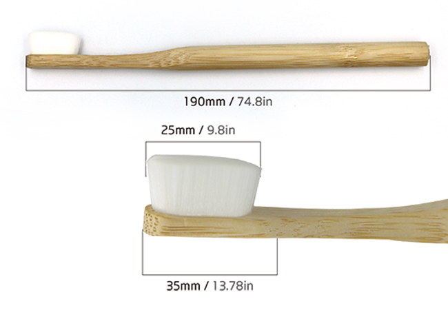 MS-Bamboo-W 10000 Bamboo Toothbrush