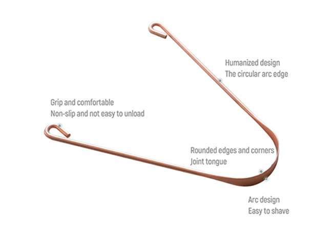 SSTG-03 Stainless Steel Tongue cleaner