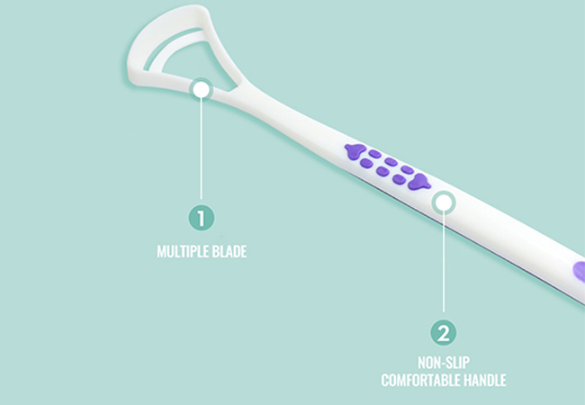 SSTG-07 Soft Plastic Tongue Cleaner