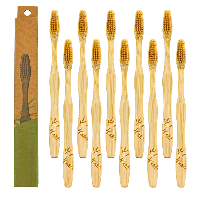 MS-Bamboo-007 Biodegradable Bamboo Toothbrushes